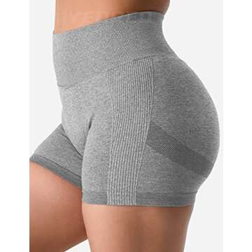 YEOREO Workout Shorts: Scrunch & Seamless Style