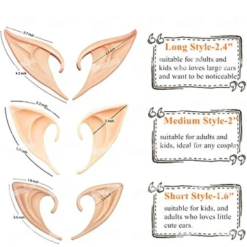 Secaden Elf Ears for Cosplay Unique Fairy Accessories