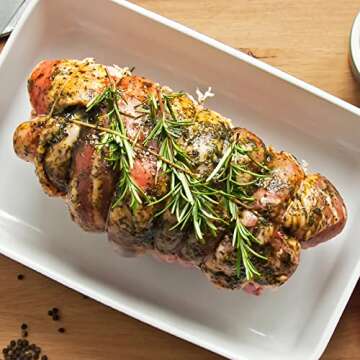 White Cotton Butchers Twine String - Ohtomber 328 Feet 2MM for Crafts, Bakers Twine, Kitchen Cooking Butcher Meat and Roasting, Gift Wrapping