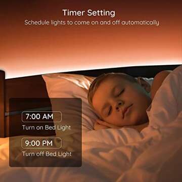 Nexlux LED Strip Lights, WiFi Wireless Smart Phone Controlled 16.4ft Waterproof Strip Light Kit Black Color Changing Lights,Working with Android and iOS System,IFTTT