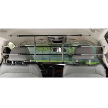 Walky Guard Adjustable Car Barrier for Pet Automotive Safety