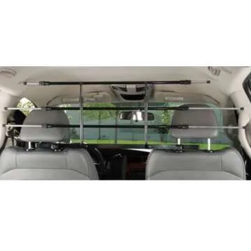 Walky Guard Adjustable Car Barrier for Pet Automotive Safety