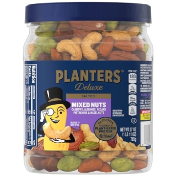 Gourmet PLANTERS Deluxe Mixed Nuts - 27oz Snack