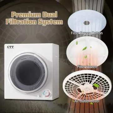CTT Powerful 1500W Portable Clothes Dryer for Home