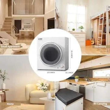 CTT Powerful 1500W Portable Clothes Dryer for Home