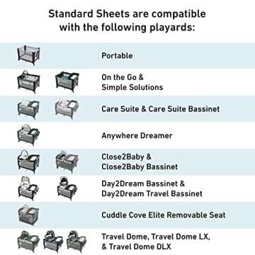 Shop Graco® Pack ‘n Play® Playard Fitted Sheets