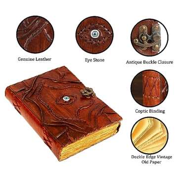 EXTRA LARGE Hocus Pocus Book Of Spells, Hocus Pocus Decor, Hocus Pocus Spell Book Of Shadows, Hocus Pocus Halloween Decorations Outdoor, Sanderson Sisters Costumes Witch Decorations Decor Leather Journal Grimoire