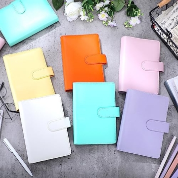 A6 PU Leather Budget Binder Set | 24 Pcs Organizer
