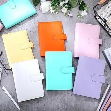 A6 PU Leather Budget Binder Set | 24 Pcs Organizer