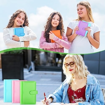 A6 PU Leather Budget Binder Set | 24 Pcs Organizer