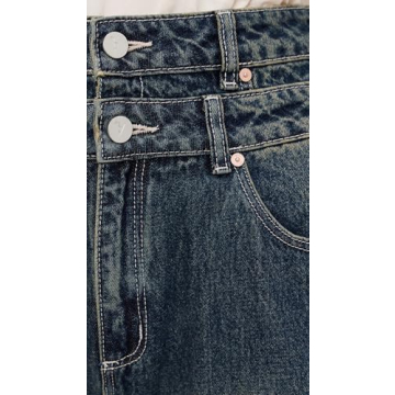 ABRAND Women's Carrie Iveta Jeans High Rise Dark Blue