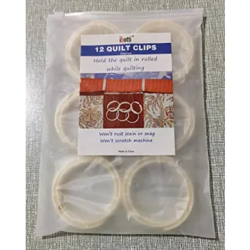 ibotti Quilt Clips 12 Pack Durable Plastic Quilting Clips