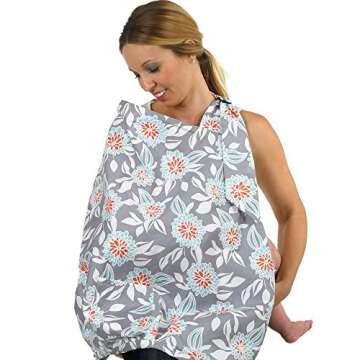 Balboa Baby Dr. Sears Nursing Cover - Grey Dahlia