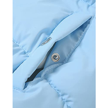 Gihuo Women's Cropped Quilted Puffer Jacket Lightweight