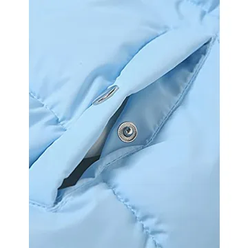 Gihuo Women's Cropped Quilted Puffer Jacket Lightweight