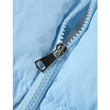 Gihuo Women's Cropped Quilted Puffer Jacket Lightweight