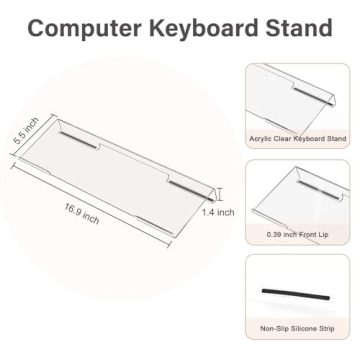 MOSISO Ergonomic Keyboard & Mouse Pad Set for Comfort