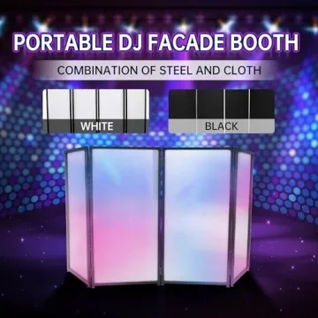 ECOTRIC Portable DJ Facade Booth with Travel Bag