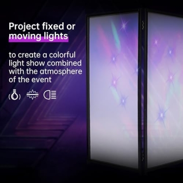 ECOTRIC Portable DJ Facade Booth with Travel Bag