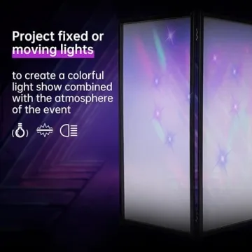 ECOTRIC Portable DJ Facade Booth with Travel Bag