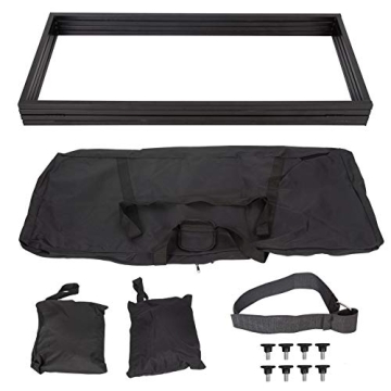 ECOTRIC Portable DJ Facade Booth with Travel Bag