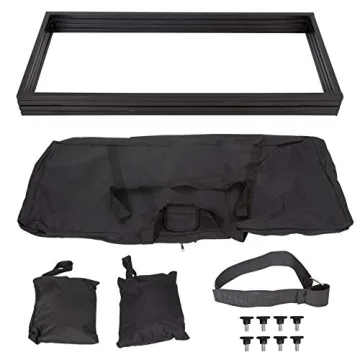 ECOTRIC Portable DJ Facade Booth with Travel Bag