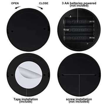 Tuanse 12 Pcs RGB LED Spotlight for Indoor Display