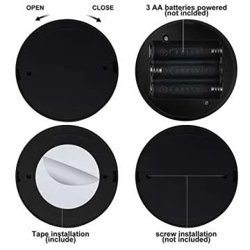 Tuanse 12 Pcs RGB LED Spotlight for Indoor Display