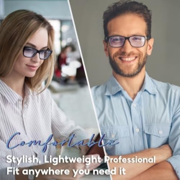 VMJFBJ Blue Light Glasses For Women/Men Computer Reading Glasses Gaming Glasses Improve Sleep Reduce Eye Strain Gift Package Black