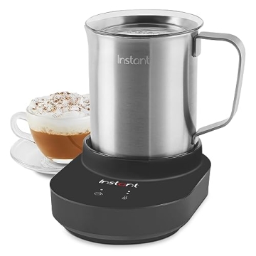 Instant Pot Instant Magic Froth 9-in-1 Electric Milk Steamer and Frother,17oz Stainless Steel Pitche...