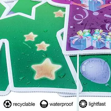 16Pcs Happy Birthday Yard Signs with Stakes, 16" Large Waterproof Birthday Sign Yard, Garden Lawn Decorations for Party Outdoor Decor Reusable & Colourful Happy Birthday Lawn Sign