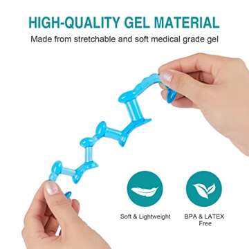 Gel Toe Separators, Big Toe Spacers Toe Straightener for Fighting Bunions, Overlapping Toes & Restore Toes to Their Original Shape, Hammer Toe, Bunions, Hallux Valgus Relief,Universal Size(2 Pack)