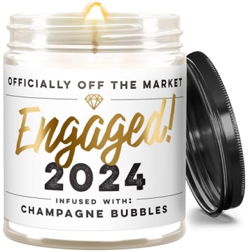 Wax & Wit 2024 Engagement Candles Gifts for Couples - Bridal Shower Gifts for Bride Gifts - Bachelor...