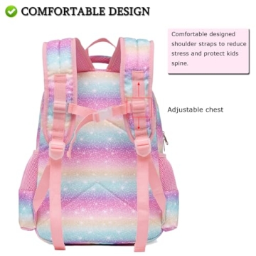 Unicorn Octsky Backpack and Lunch Bag for Kids