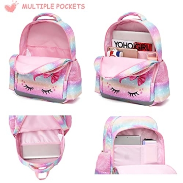 Unicorn Octsky Backpack and Lunch Bag for Kids