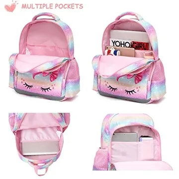 Unicorn Octsky Backpack and Lunch Bag for Kids
