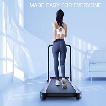 Sperax Under Desk 2 in 1 Walking Pad Treadmill