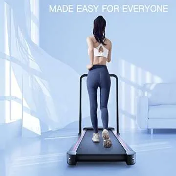 Sperax Under Desk 2 in 1 Walking Pad Treadmill