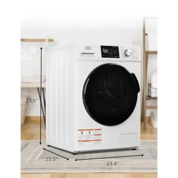 Compact BLACK+DECKER Washing Machine with 16 Cycles