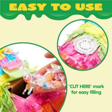 Cinco De Mayo Donkey Pinata for Kids Birthday Party, (13 x 20 x 5 in.) for Fun Fiesta Taco Party Supplies, Luau Event Photo Props, Mexican Theme Decoration, Carnivals Festivals, Taco Tuesday Event