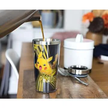 Pokemon Pikachu 16oz Travel Coffee Mug - Perfect Gift