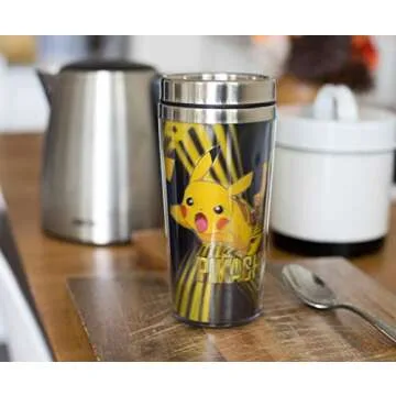Pokemon Pikachu 16oz Travel Coffee Mug - Perfect Gift