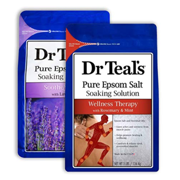 Dr Teal's Epsom Salt Bath Combo for Relaxation and Recovery