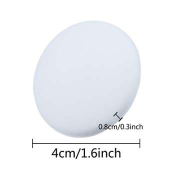 Wall Protectors from Door Knobs-Efbock White Silicone Door Stoppers Wall Protector-Premium Door Bumper Wall Guards for Home or Office -Self Adhesive Door Handle Bumper Guard Stopper Rubber Stop