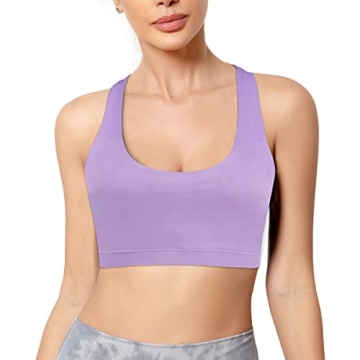 EILYEE Women High Impact Sports Bra Criss Cross Back Padded Bra Workout Fitness Sports Yoga Bras Col...