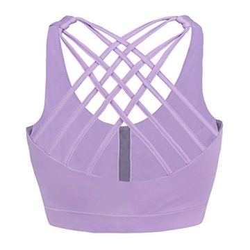 EILYEE High Impact Women Sports Bra - Criss Cross Design