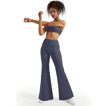 SUUKSESS Scrunch Butt Lifting Flare Leggings for Women