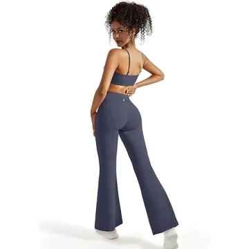 SUUKSESS Scrunch Butt Lifting Flare Leggings for Women