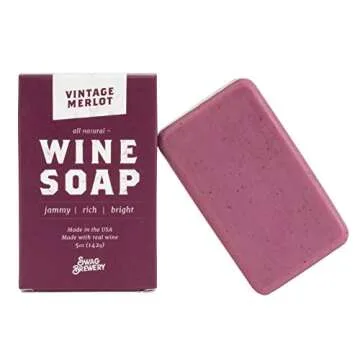 Swag Brewery BOOZY SOAP - Great Gift for Wine, Whiskey, and Beer Drinkers -Made in USA- (3-Pack (Wine + Whiskey + Beer))