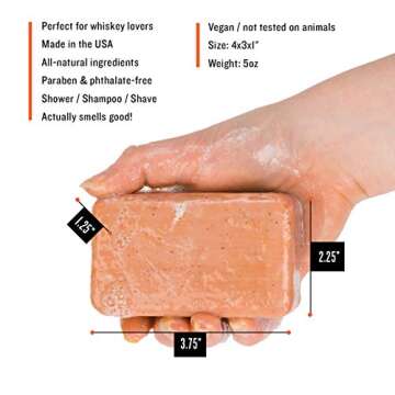 Swag Brewery BOOZY SOAP - Great Gift for Wine, Whiskey, and Beer Drinkers -Made in USA- (3-Pack (Wine + Whiskey + Beer))